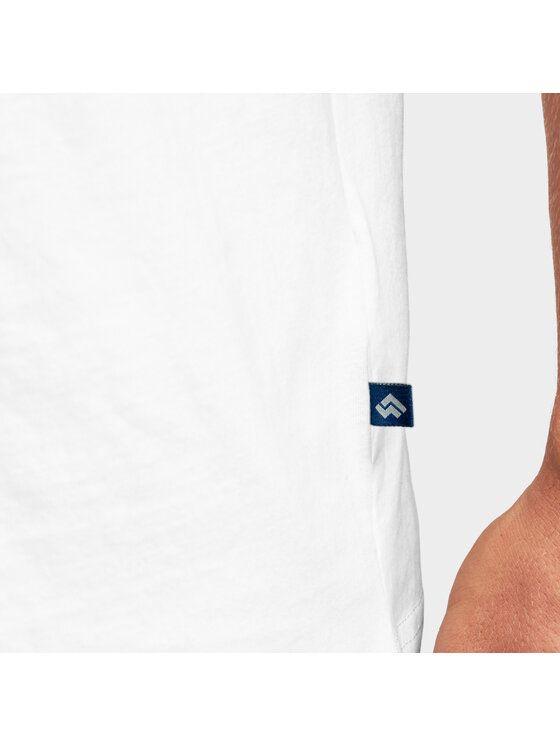 Alpinus Alpinus T-Shirt Tokat Biały Regular Fit