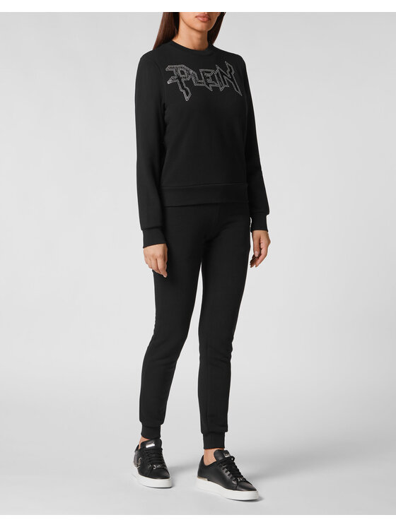 PHILIPP PLEIN PHILIPP PLEIN Bluza 2617 Czarny Regular Fit