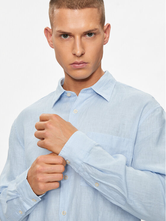 Marc O'Polo Marc O'Polo Cămașă M23 7428 42318 Albastru Regular Fit