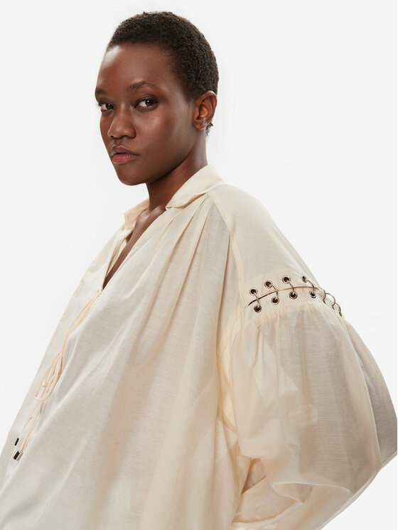 PINKO Pinko Μπλουζάκι Elf 103744 A1XU Μπεζ Relaxed Fit