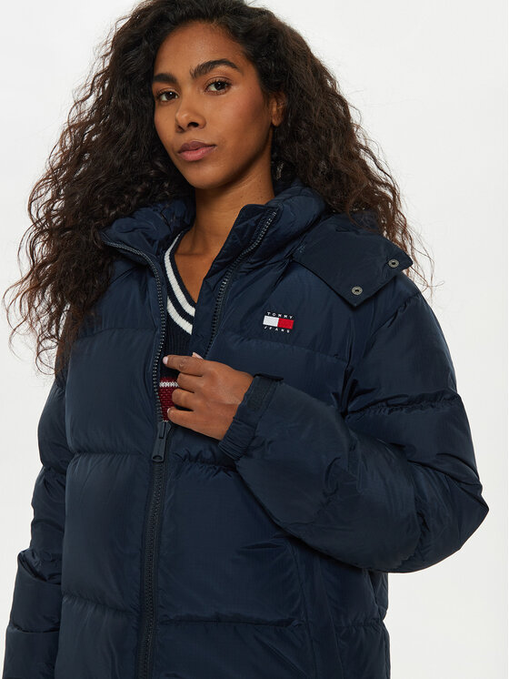 Tommy Jeans Tommy Jeans Pehelykabát Alaska DW0DW18610 Sötétkék Regular Fit