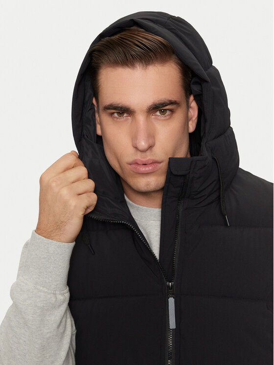 Halti Halti Weste Penger 065-0469 Schwarz Relaxed Fit