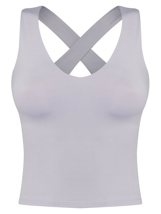 Girlfriend Collective Girlfriend Collective Top Zoe 1024 Fioletowy Slim Fit