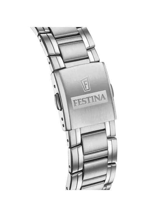 Festina Festina Zegarek F20704-6 Srebrny