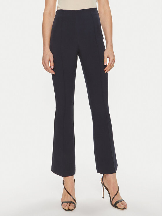 ONLY ONLY Hlače Astrid 15318359 Tamnoplava Flared Fit