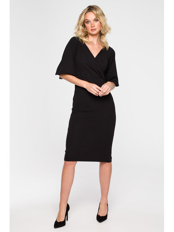 Makover Makover Abito da sera K152 Nero Regular Fit