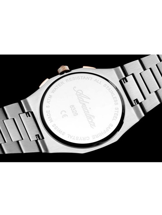 Adriatica Adriatica Βραχιόλι A8326.R116CH Ασημί
