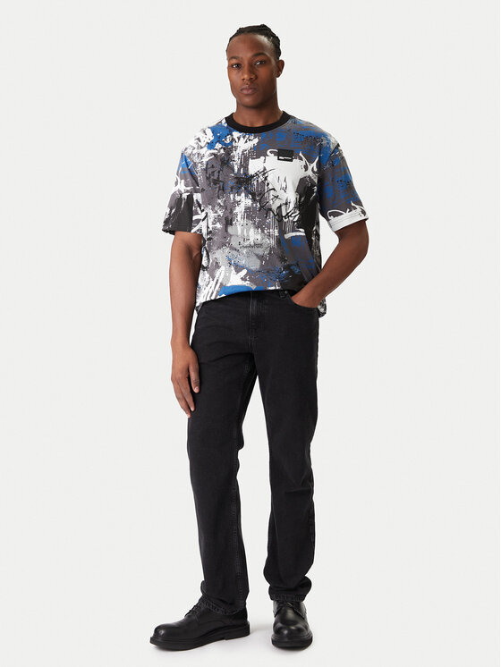 Karl Lagerfeld Jeans Karl Lagerfeld Jeans Džínsy B1M10039 Čierna Straight Fit