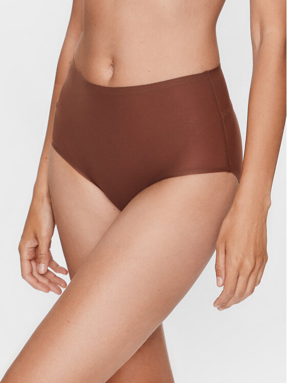 Chantelle Chantelle Klassischer Damenslip mit hoher Taille Soft Stretch C26470 Braun