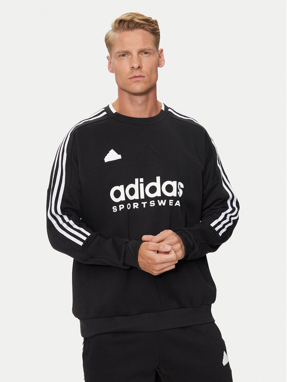 Férfi Pulóver adidas, Méret: S, Fekete, House of Tiro IW0172