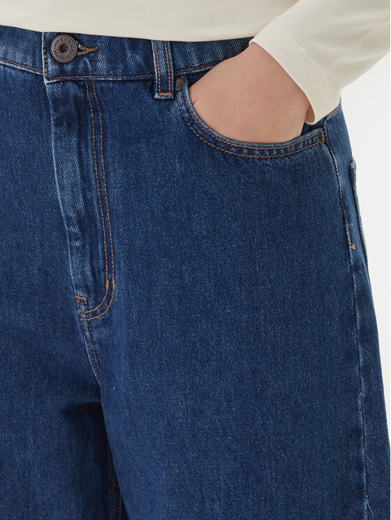 Weekend Max Mara Weekend Max Mara Džínsy Douglas 2525186022 Tmavomodrá Baggy Fit