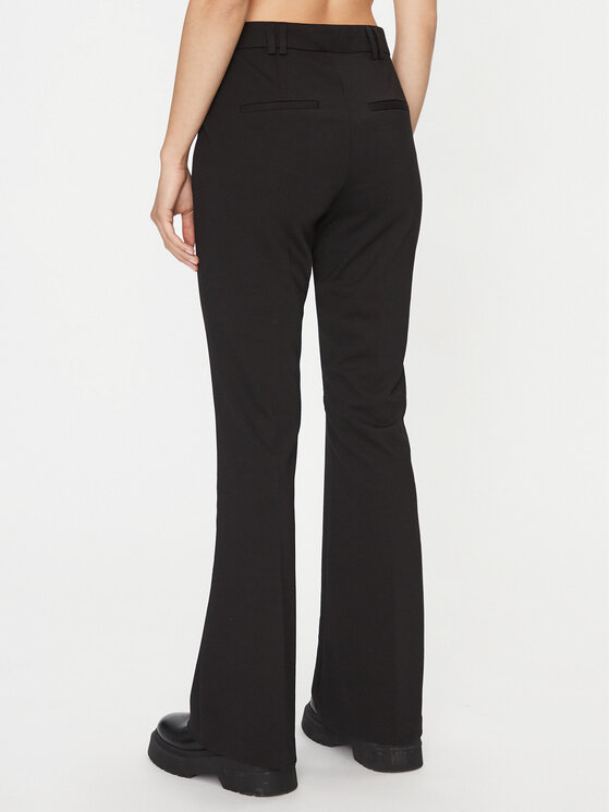 ONLY ONLY Spodnie materiałowe Peach 15298660 Czarny Flared Fit