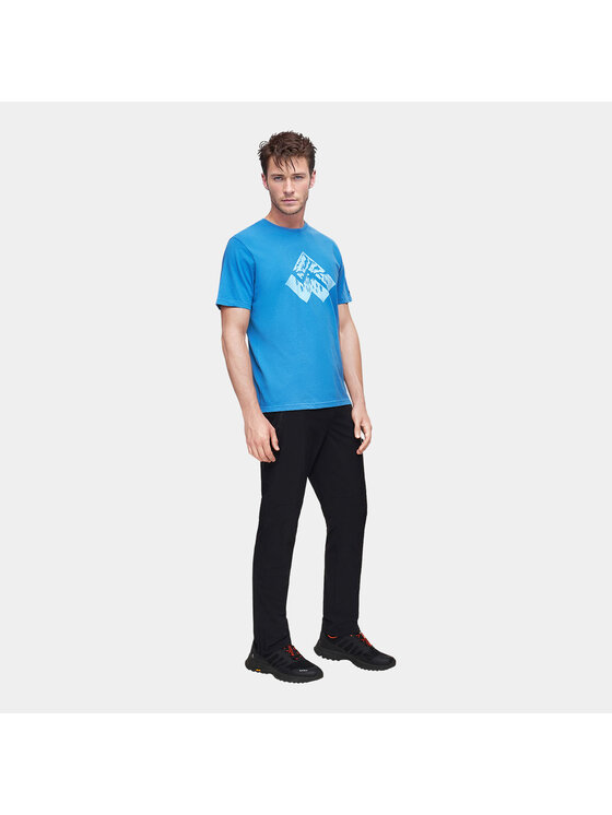 Alpinus Alpinus T-Shirt Mersmel Niebieski Regular Fit