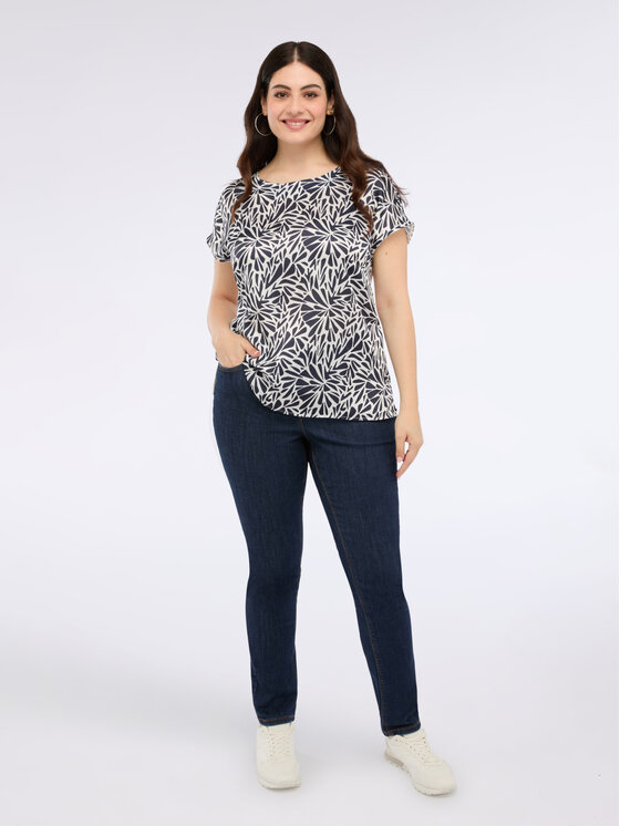 Fiorella Rubino Fiorella Rubino Jeansy P401T004897N034 Niebieski Skin Fit