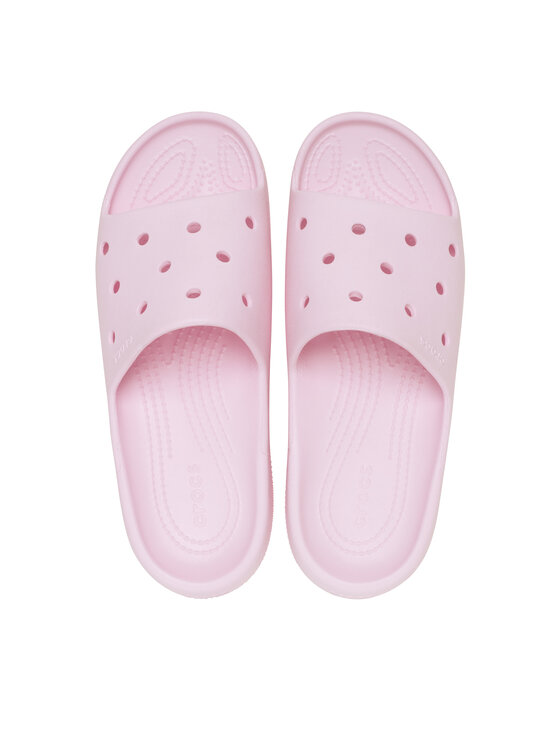 Crocs Crocs Şlapi Classic Slide v2 209401 Roz