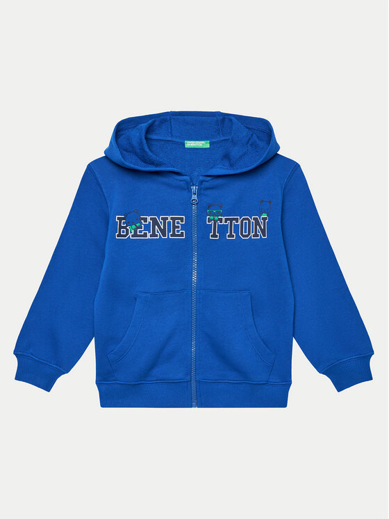 Chłopięca Bluza United Colors Of Benetton, Rozmiar 98, Niebieska, 3J68G5034