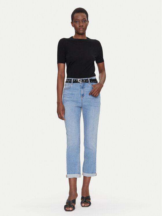 Liu Jo Liu Jo Džínsy UA5019 D4811 Modrá Straight Fit