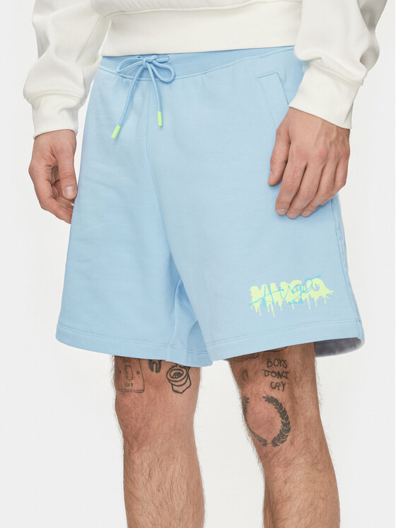 Pantaloni scurți sport HUGO Bărbați, Mărimea: XXL, Albastru celest, Dapalmi 50510005