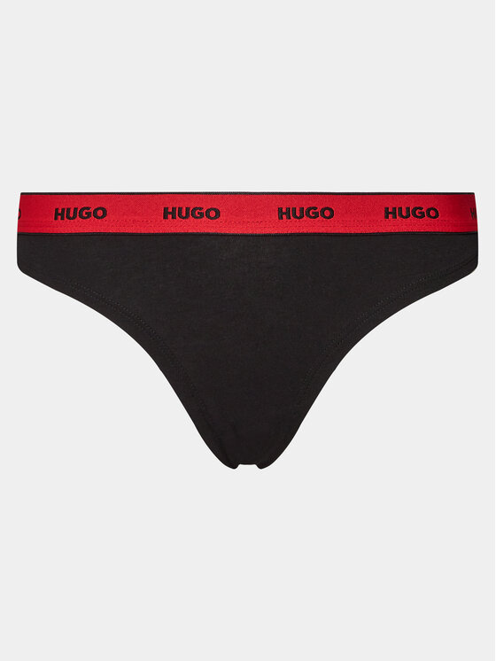 HUGO Hugo Sada 3 kusů string kalhotek 50480150 Barevná