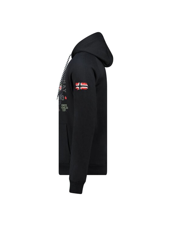 Geographical Norway Geographical Norway Bluza WZ3003H/GN-Black Czarny Regular Fit