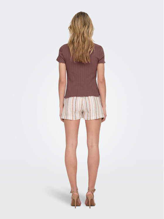 ONLY ONLY T-Shirt Carlotta 15256154 Różowy Tight Fit
