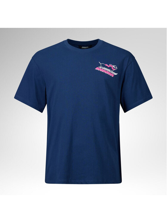 Rossignol Rossignol T-Shirt M Waterfall Relax Tee Granatowy Relaxed Fit