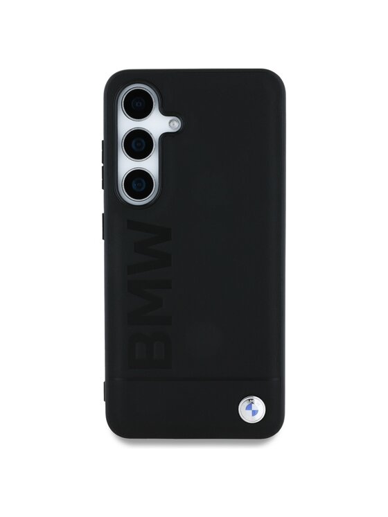 BMW Motorsport BMW Motorsport Etui na telefon Leather Big Wordmark Czarny