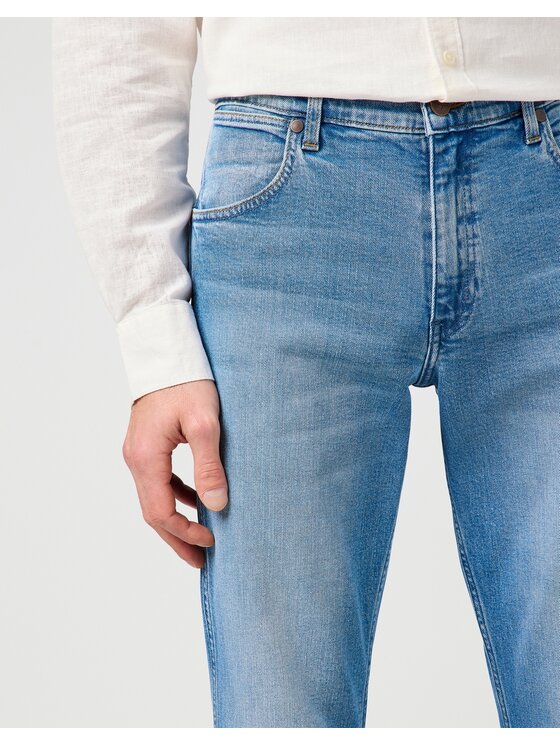 Wrangler Wrangler Jeansy GREENSBORO Niebieski Slim Fit