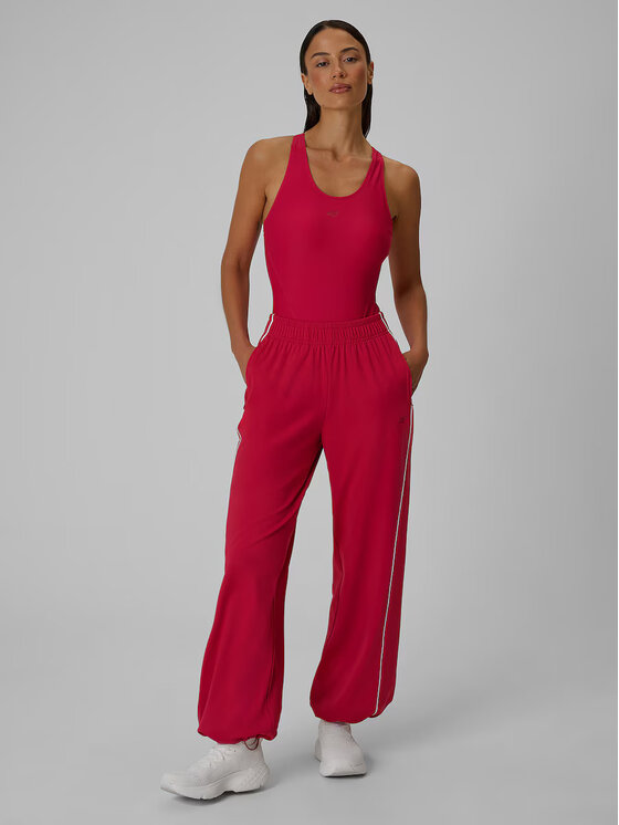 4F 4F Spodnie dresowe AQUA FORCE Czerwony Loose Fit
