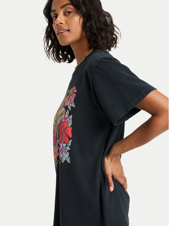 Roxy Roxy T-Shirt ERJZT06023 Schwarz Regular Fit