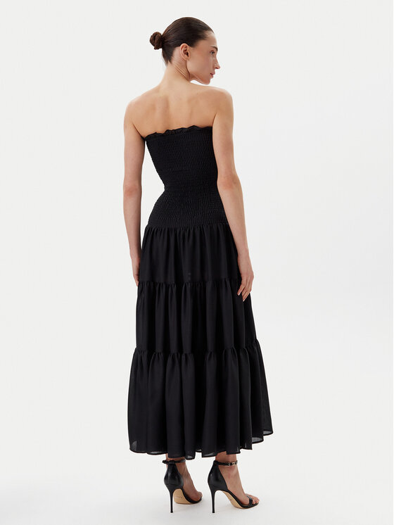 Eleh Eleh Официална рокля ESS250137 Черен Regular Fit