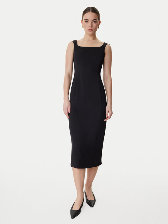 Marella Marella Rochie cocktail Perle 2613221063 Negru Slim Fit