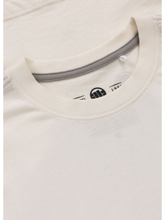 PITBULL PITBULL T-Shirt SKULL LOGO Biały Regular Fit