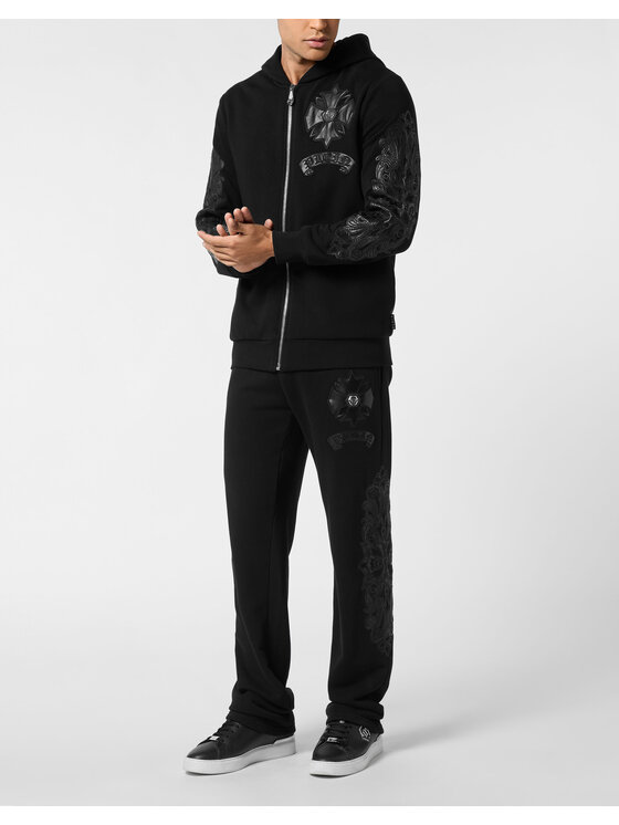 PHILIPP PLEIN PHILIPP PLEIN Bluza 25931 Czarny Athletic Fit