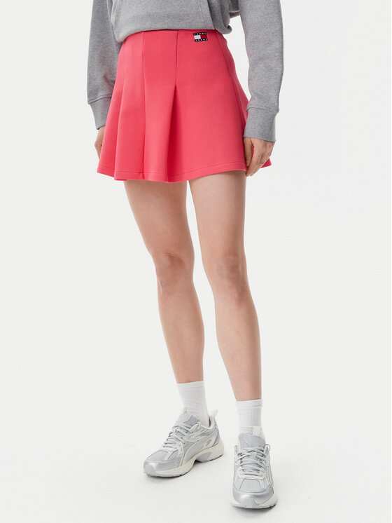 Tommy Jeans Tommy Jeans Miniszoknya Badge DW0DW20268 Rózsaszín Regular Fit