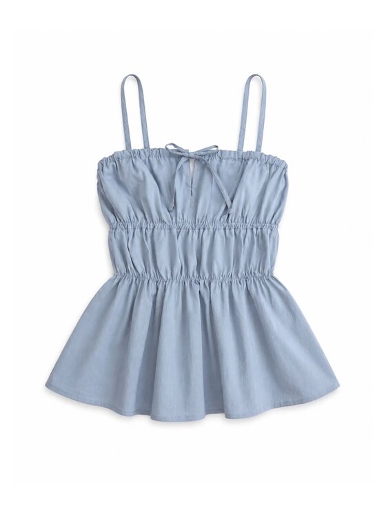 Le Songe Le Songe Top KALA Niebieski Regular Fit