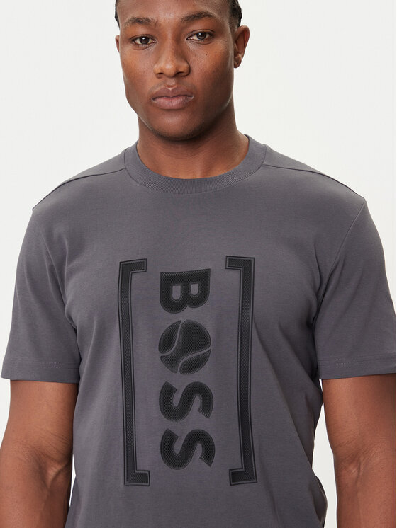 BOSS BOSS Tričko Iconic TL 50543905 Sivá Relaxed Fit