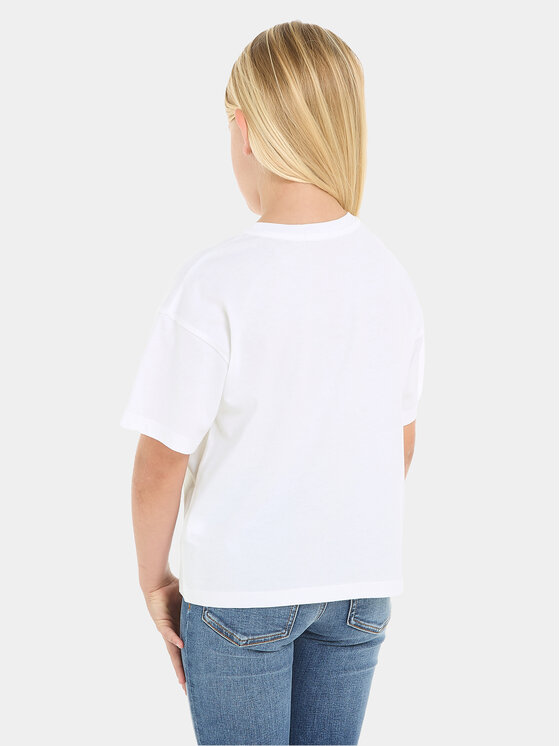 Calvin Klein Jeans Calvin Klein Jeans T-krekls Serenity IG0IG02434 Balts Boxy Fit
