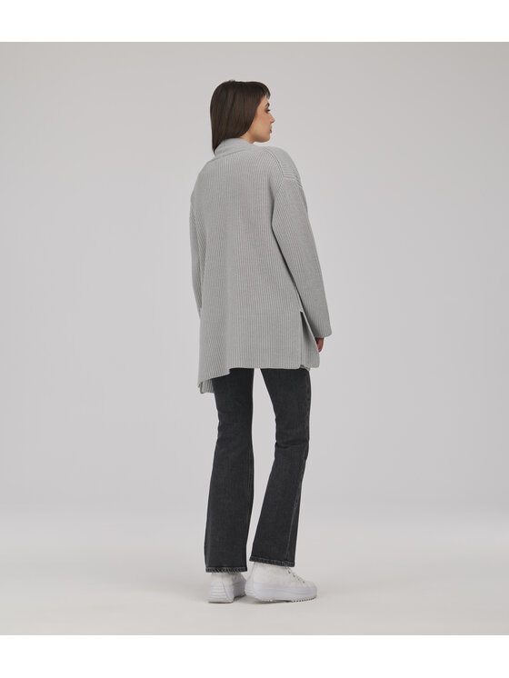 Lee Cooper Lee Cooper Sweter SIENNA Szary jasny Oversize
