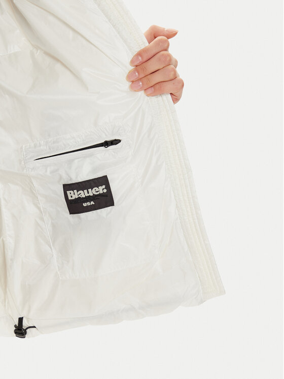 Blauer Blauer Pernata jakna 24WBLDC03051 006047 Bijela Regular Fit