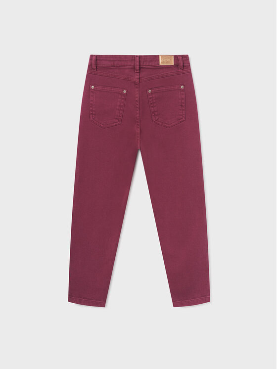 Mayoral Mayoral Medžiaginės kelnės 7.510 Violetinė Regular Fit