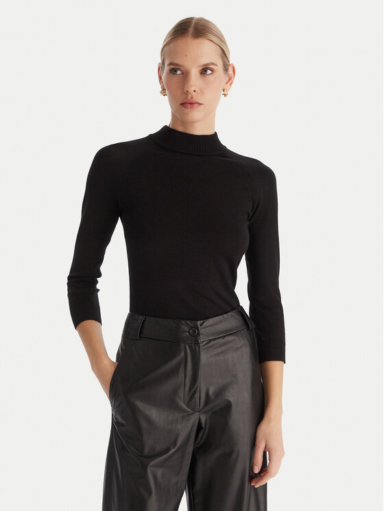 ACCESS FASHION ACCESS FASHION Rolák 54-8072 Čierna Slim Fit