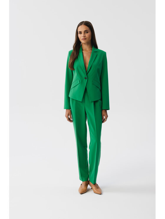 Stylove Stylove Marynarka S353 Zielony Modern Fit