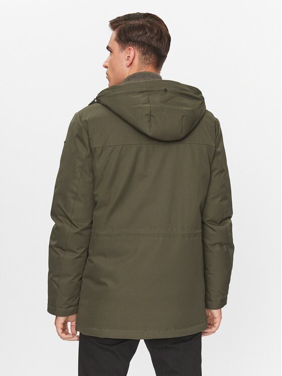 Geox Geox Зимно яке Norwolk M3628F T2951F 3415 Зелен Regular Fit
