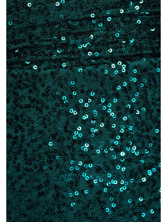 Ombre Ombre Sukienka wieczorowa LA-OM-DLR467 Zielony Slim Fit