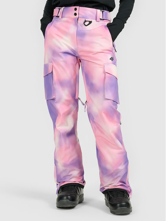 4F 4F Spodnie snowboardowe FREE ON BOARD Kolorowy Regular Fit