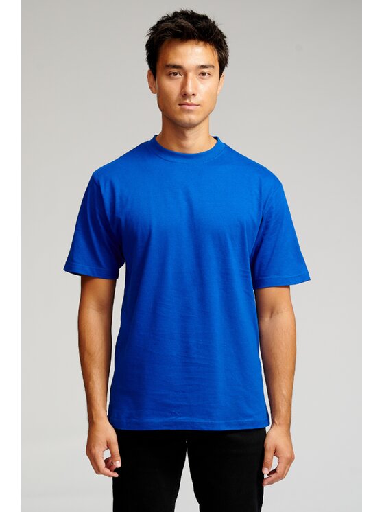 TeeShoppen TeeShoppen T-Shirt 'Oversized Collection' Niebieski Oversize