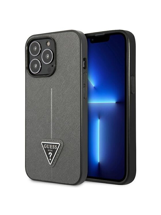 Etui na telefon Guess, Srebrne, iPhone 13 Pro