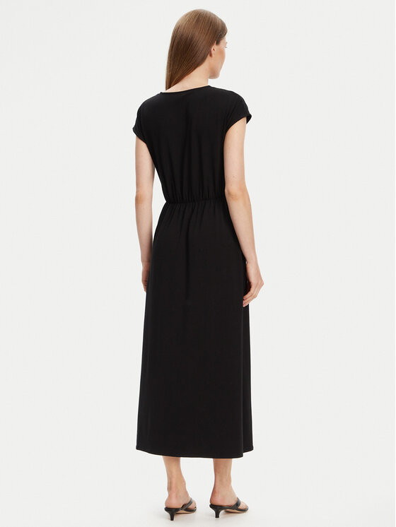 United Colors Of Benetton United Colors Of Benetton Φόρεμα καλοκαιρινό 3FJHDV01T Μαύρο Regular Fit