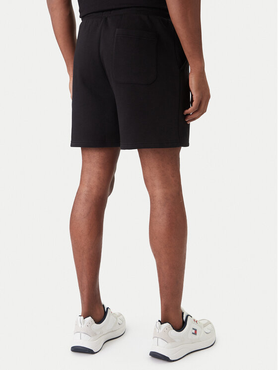 Tommy Jeans Tommy Jeans Sport rövidnadrág Flag Beach DM0DM21931 Fekete Regular Fit